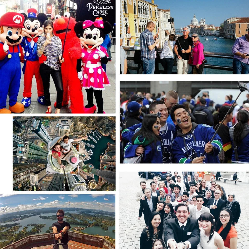 Bluetooth автопортрет селфи палка затвор выдвижной монопод полюс #SS6 - Изображение 2 из 4