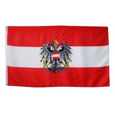 Fahne Flagge Österreich 90x150 cm mit Ösen zum Hissen