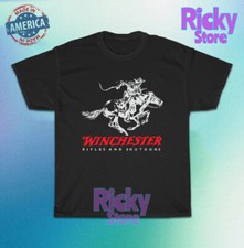 Winchester Rifles Shotguns Firearms Logo Men's T-Shirt American T-Shirt Men Tee