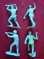  4 MARX 6" Series - 1960's WW2 RUSSIAN / Soviet Red Army Infantry - RARE BLUE