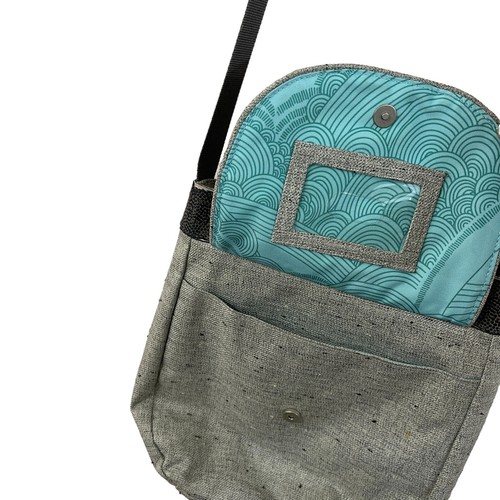 HAIKU Crossbody Shoulder Purse Small Travel Bag Lots of Pockets Womens READ - Picture 9 of 19