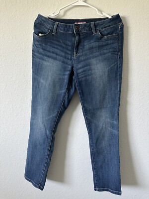 Tommy Hilfiger Jeans Women's Size 4R Blue Denim 4 Pocket Stretch Straight Leg