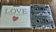 VARIOUS ARTISTS- THE GREATEST LOVE EVER - DOUBLE CASSETTE TAPE ALBUM 1994