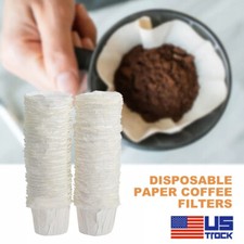 Disposable Coffee Paper Filters 100/200/300 Count K Cup Filters for Single Serve