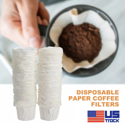Disposable Coffee Paper Filters 100 Count K Cup Filters for Single Serve