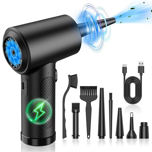 6000mAh Elektrische Staubgebläse Druckluftspray PC Reinigung Air Duster 51000RPM - Afbeelding 2 van 12