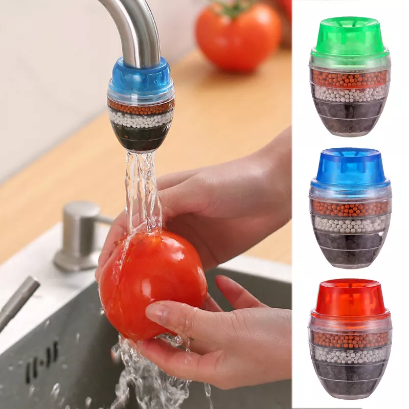 Home Activated Carbon Tap Filtration Water Filter Faucet Kitchen Metals House
