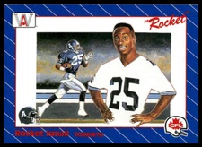 Raghib Rocket Ismail Rookie RC 1991 All World CFL #1 Toronto Argonauts