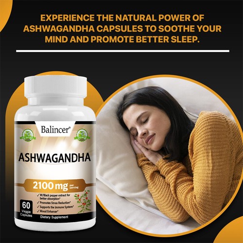 Ashwagandha Orgánica 2100 Mg - 120 Cápsulas Vegetales 100% Orgánicas - Imagen 6 de 11