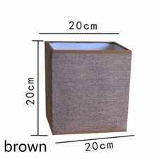 Petit Abat-Jour En Lin Texturé Pour Lampe De Table Ou Plafonnier