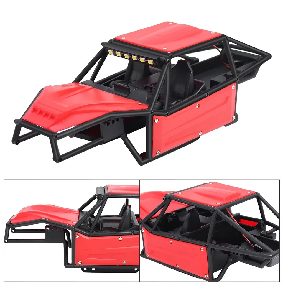 Rock Tarantula Nylon Buggy Body Shell Chassis Kit for 1/18 RC Crawler Car TRX4M - Image 2 of 4