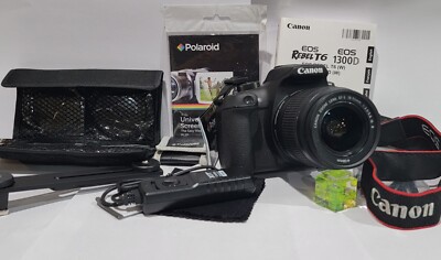 Canon EOS Rebel T6 Bundle VERY NICE WITH ACCESSORIES!