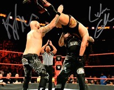 Karl Anderson Luke Gallows Signed 8x10 The Bullet Club WWE NJPW RAW Smackdown