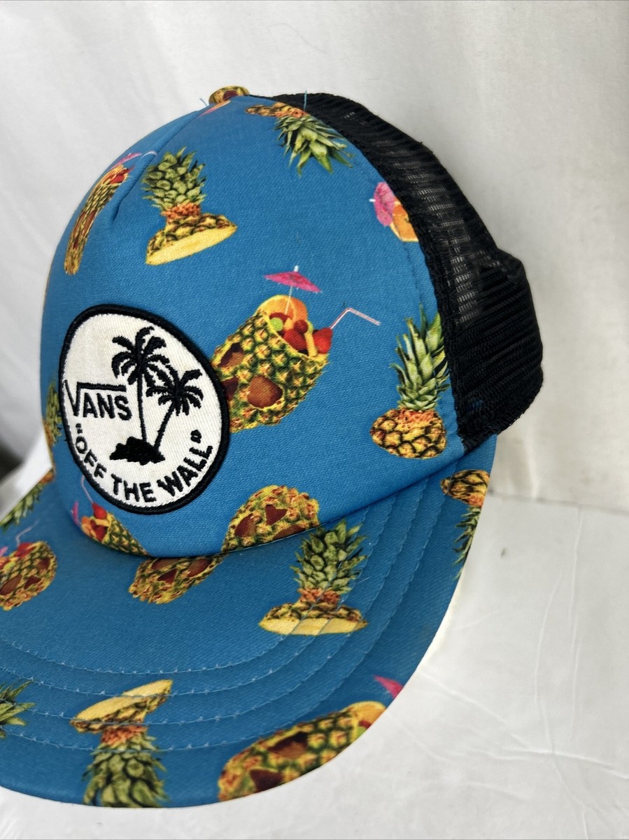 vintage vans スパイダー キャップ スカル usa Vans off the wall Men's Classic patch pineapple print Skulls Blue