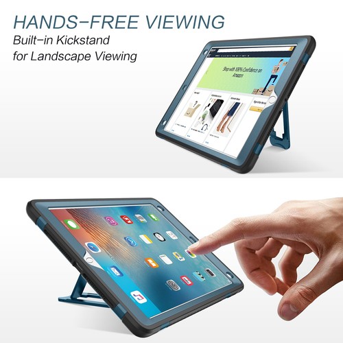 For iPad Pro 9.7" Air 2 6th 5th Case with Kickstand Shockproof Hard Carry Cover - Afbeelding 36 van 40