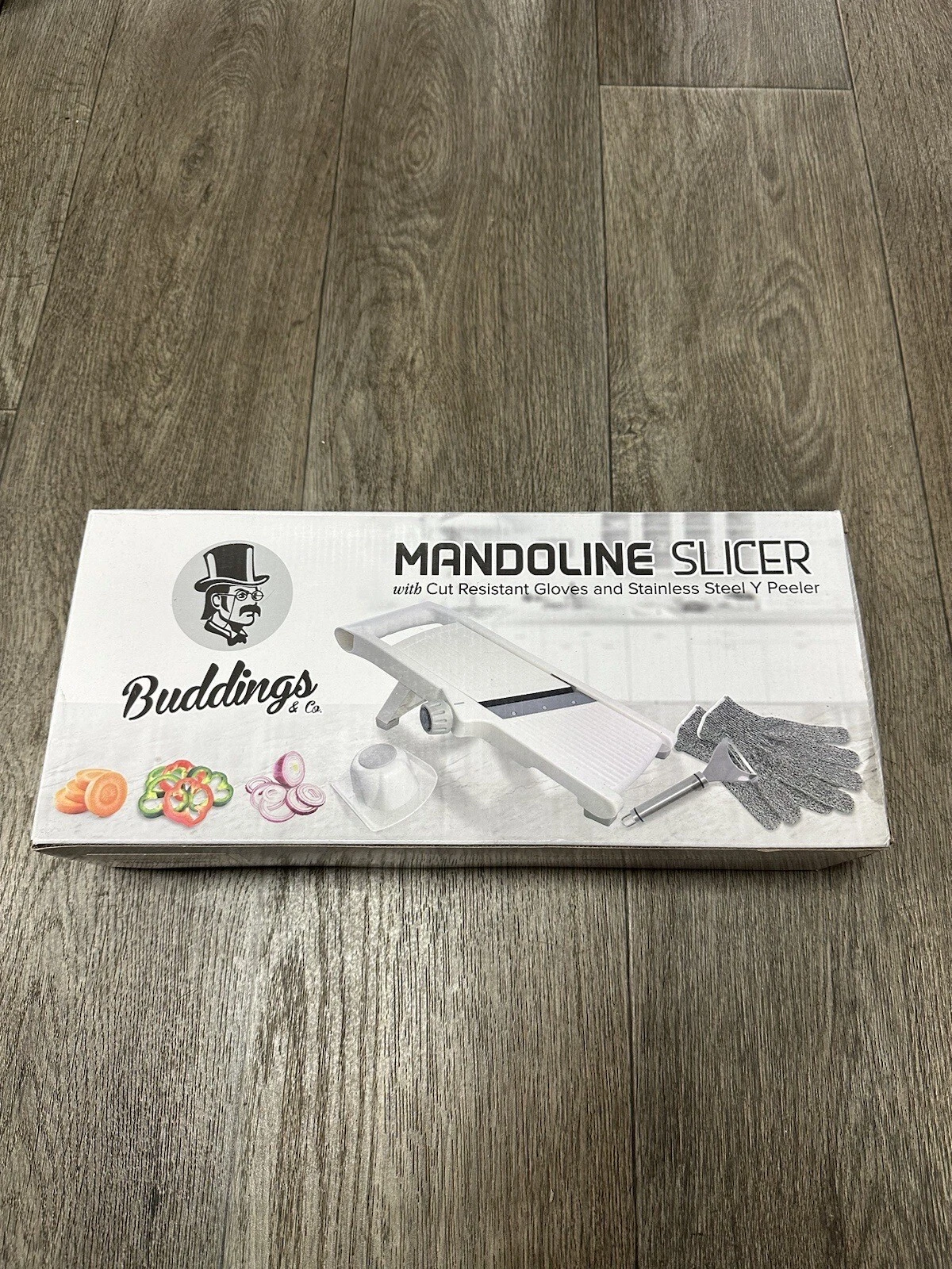 Buddings & Co Mandoline Slicer With Glove & Peeler - New