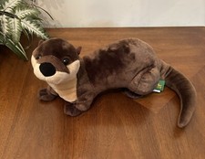 Wild Republic Sea Otter 16" Plush River Brown Fuzzy Soft