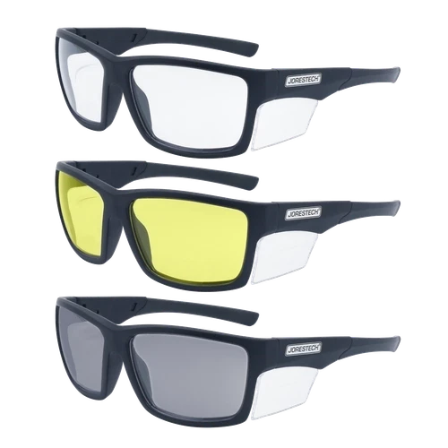 Safety Glasses Side Shields with Black Frame Z87+ LS-561 Jorestech