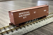 Micro-Trains Nn3 Model #15110 Montana Southern 30' Box Car #500 Nn3 NIB/Mint
