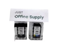 Genuine OEM Canon PG-243 Black & CL-244 Color Ink Bulk Packaging FREE SHIPPING