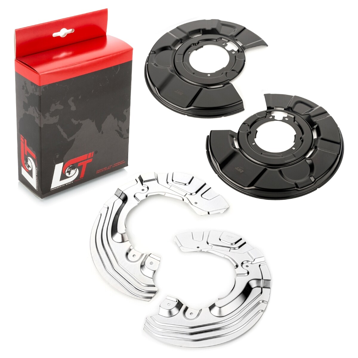 4x Brake Plate Splash Plate Front Rear Left Right for BMW E81 E87 E90 E91 E92