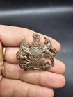 WW1 WW2 General Service Corps Brass Cap Badge British Army Lugs to Rear KC