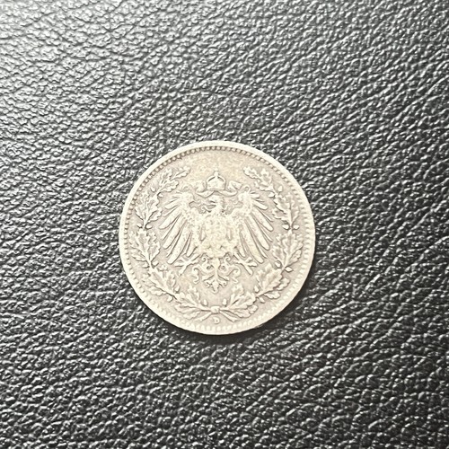 GERMANY (Empire) 1/2 Mark 1905 D Silver Coin .900 - Picture 2 of 9