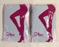 Silkies Ultra Shapely Perfection Pantyhose - Size XL Queen  - JET BLACK - 2 PKGS