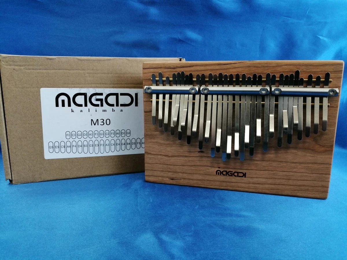 Magadi M30 kalimba 30 sounds Hand Percussion w Original Box from JAPAN
