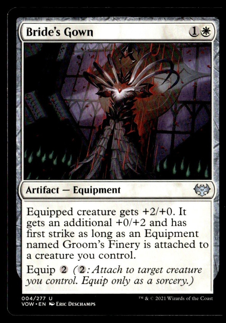 2021 Innistrad Crimson Vow Brides Gown MTG Uncommon Card #4