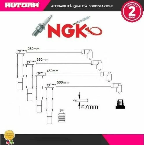 Cavi candele e bobine di accensione NGK per auto
