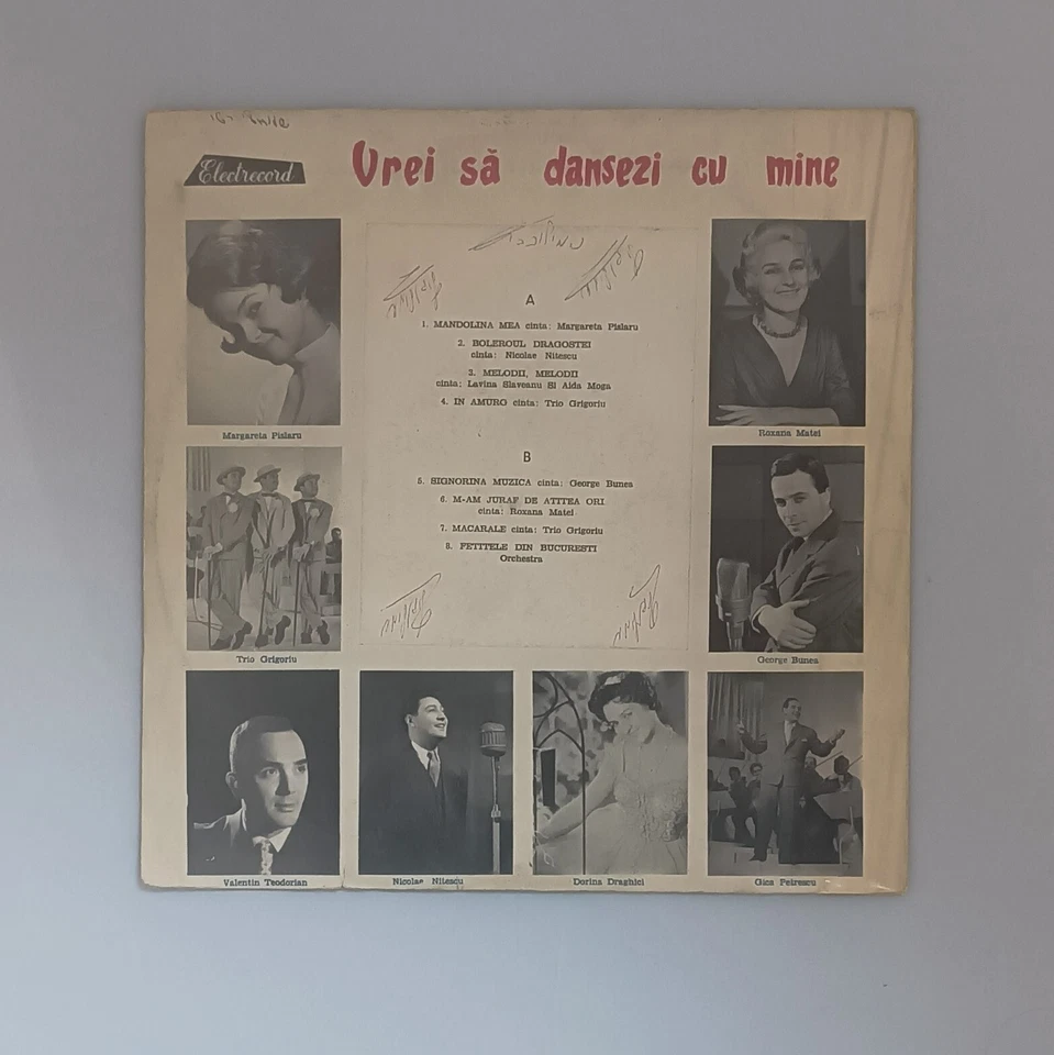 1963 Vrei Să Dansezi Cu Mine, Jazz Latin Pop, Romanian Music Vinyl Collection - Image 3 of 4