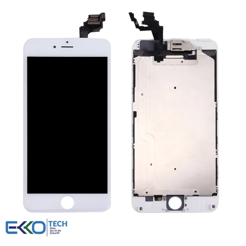 ✅ Original Retina LCD für iPhone 6 Plus Display KOMPLETT VORMONTIERT Weiß White✅