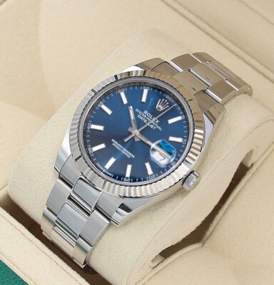 Rolex Datejust Ref. 126334 - blaues Zifferblatt - Oyster Armband - Full Set