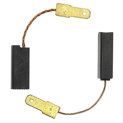 2x Kohlebürsten Für Miele Waschmaschinen - 5x15mm Mit Automatischer Abschaltung