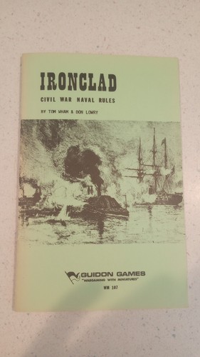 Guidon Games 1973 IRONCLAD : Civil War Naval Rules by Tom Wham & Don Lowry - Picture 1 of 4