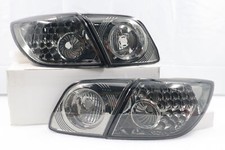 Smoke Led Taillights Pair For Mazda 3 5-door Hatchback Wagon 2003 2009 Bk