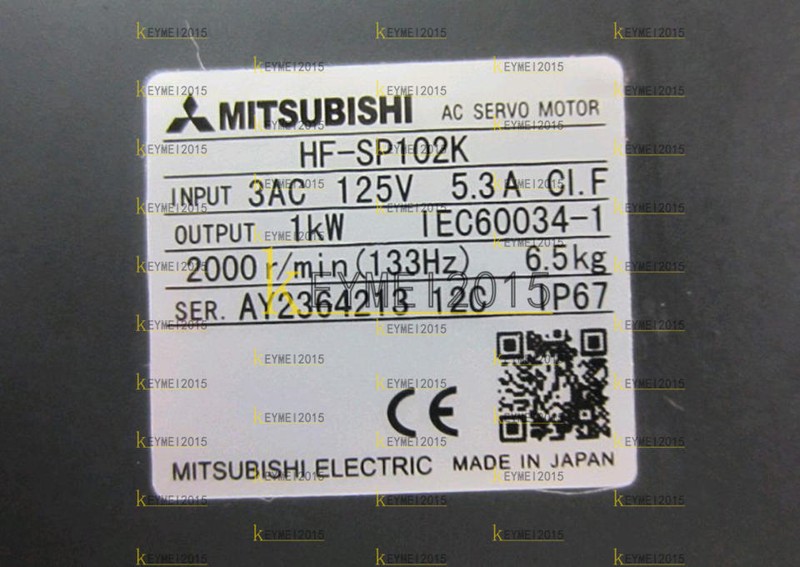 ONE NEW Mitsubishi servo motor HF-SP102K