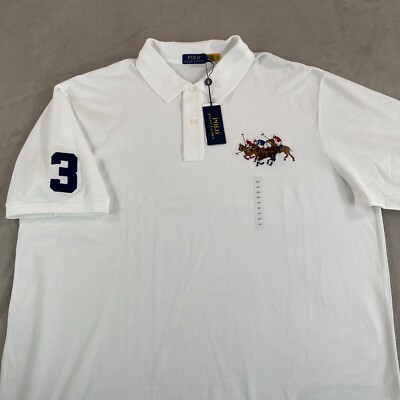Polo Ralph Lauren Equestrian Horse Challenge Cup Polo Shirt Men