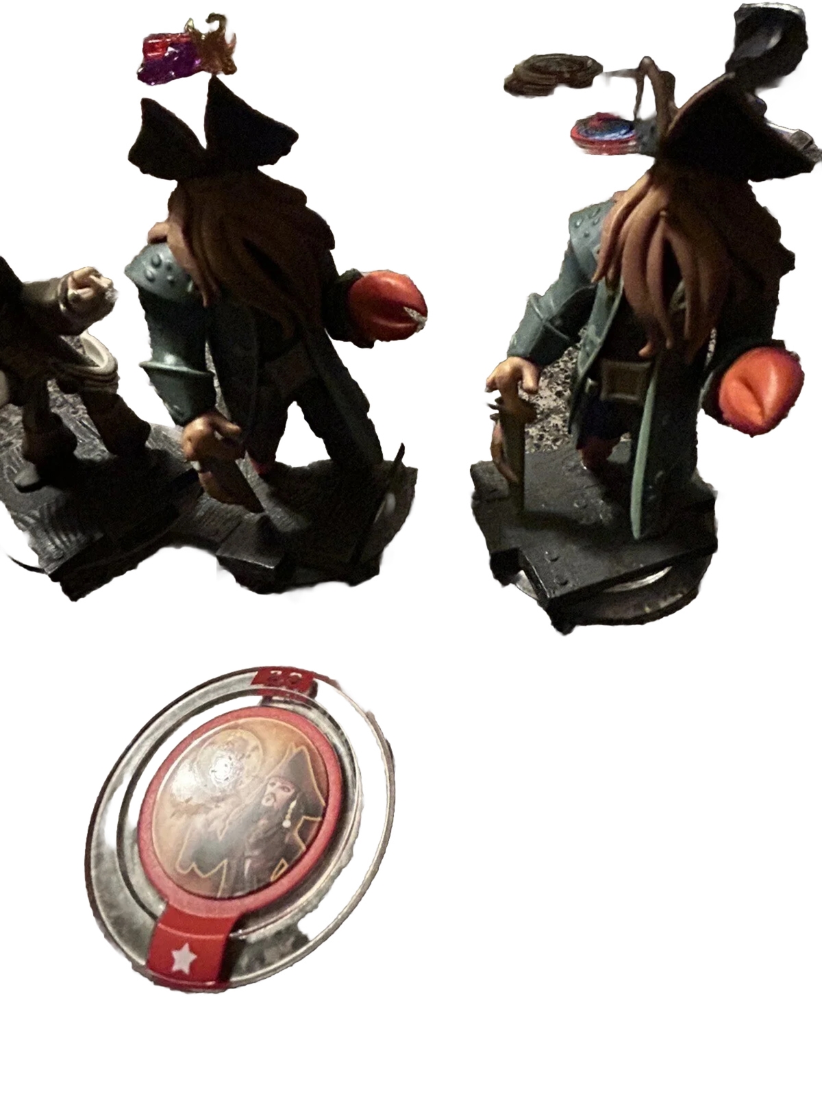 Disney Infinity Pirates of the Caribbean Figure Jack Sparrow Davy Jones ...