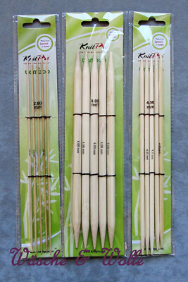 KnitPro Bamboo Bambus Nadelspiel 20 cm