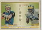 TOM BRADY Topps Magic MICHIGAN FOOTBALL ALUMNI Wolverines Patriots INSERT CARD
