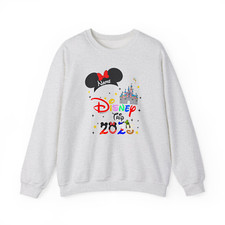 Image of Personalised Disney Trip 2025 family pack Jumper, Mickey Minnie mouse sweatshirt