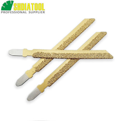 3 x Diamond Jigsaw Blades Grit T-Shank for Tiles Ceramic Brick Granite