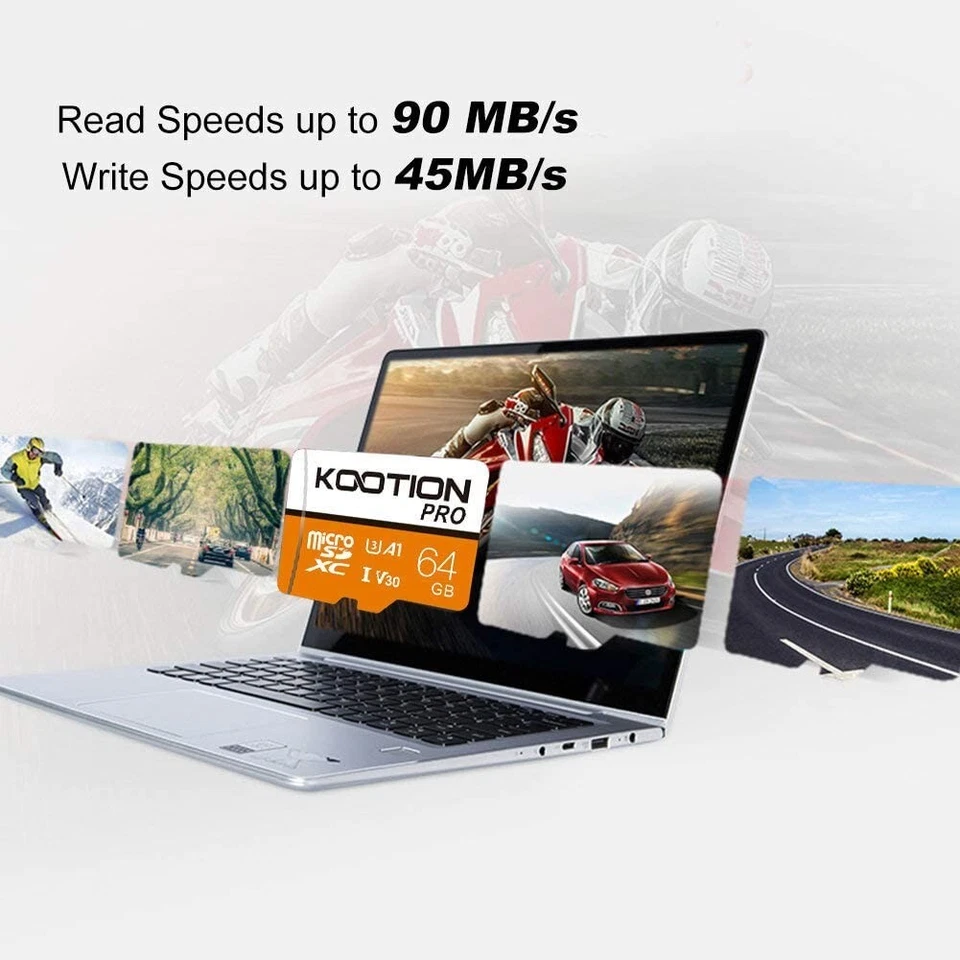 Reliable 64GB Micro SD Card - High Speed Transfer for Storage Expansion (3 Pack) Foto 4 de 4