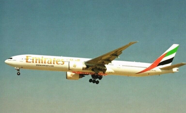 Emirates Boeing 777-300ER A6-EGL postcard | eBay