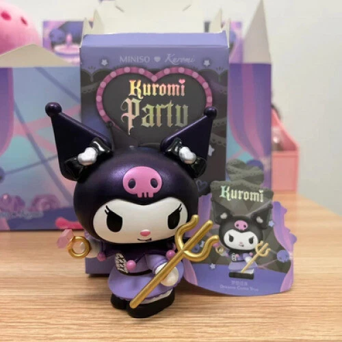 MINISO Sanrio Kuromi Birthday Party Series Confirmed Blind Box Figure Toys Gift - Picture 16 of 21