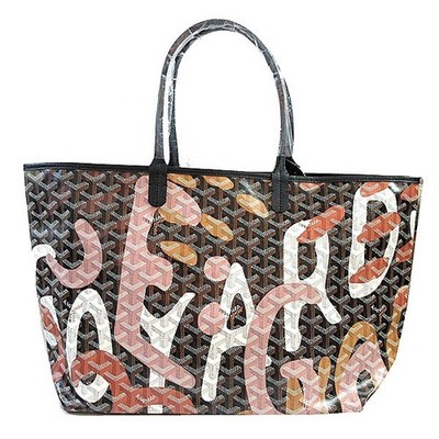 GOYARD 2023 Limited Edition SAINT LOUIS Letters Camo PM Tote Bag