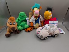 Lot of 5 Vintage Plush / 4 Disney Store Random Mix Mini Bean Bag 8" Timon 6"