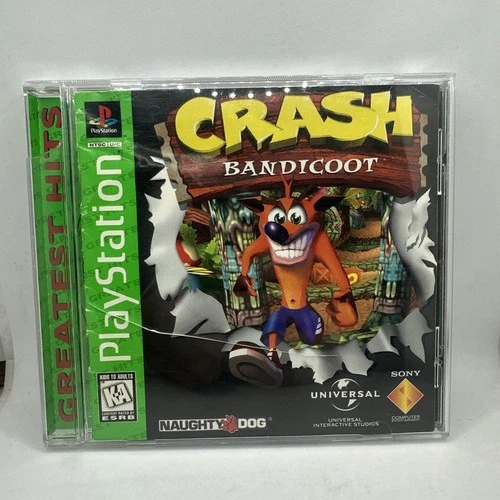 Crash Bandicoot (PlayStation 1, 1996) CIB Greatest Hits